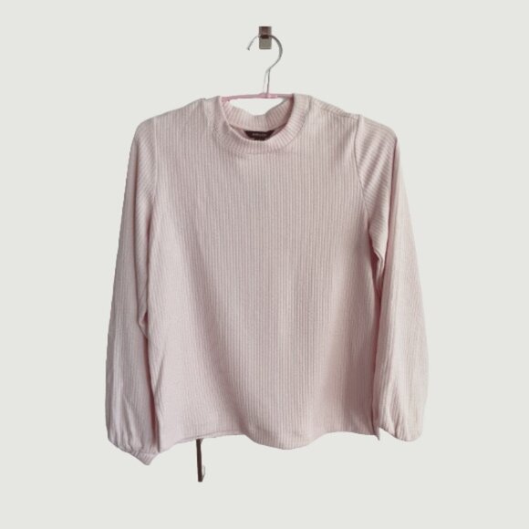 NEW RW&Co Baby Pink Long Sleeve Shirt - Picture 1 of 4